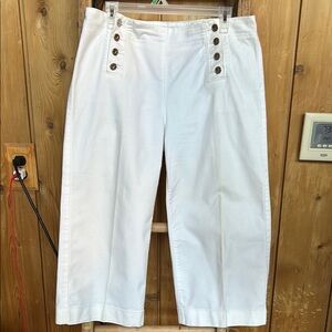 Nautica White womens crop Pants